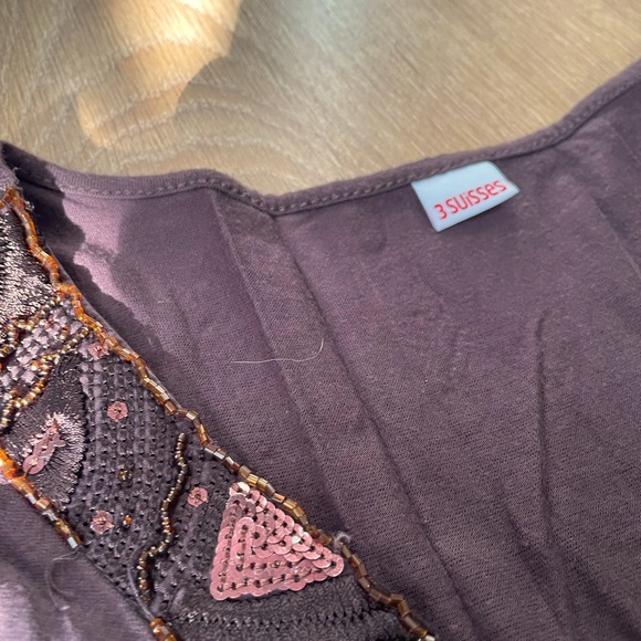 Embroidered tunic top French brand - Picture 6 of 6